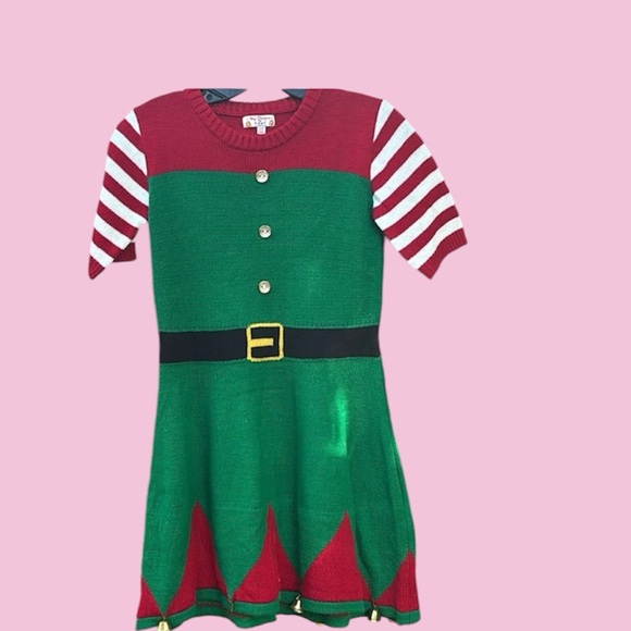 Christmas dress size XS with jingle bells - Picture 1 of 7